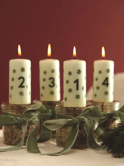 Søstrene Grene Julelys|Lys^Adventslys 10 Cm