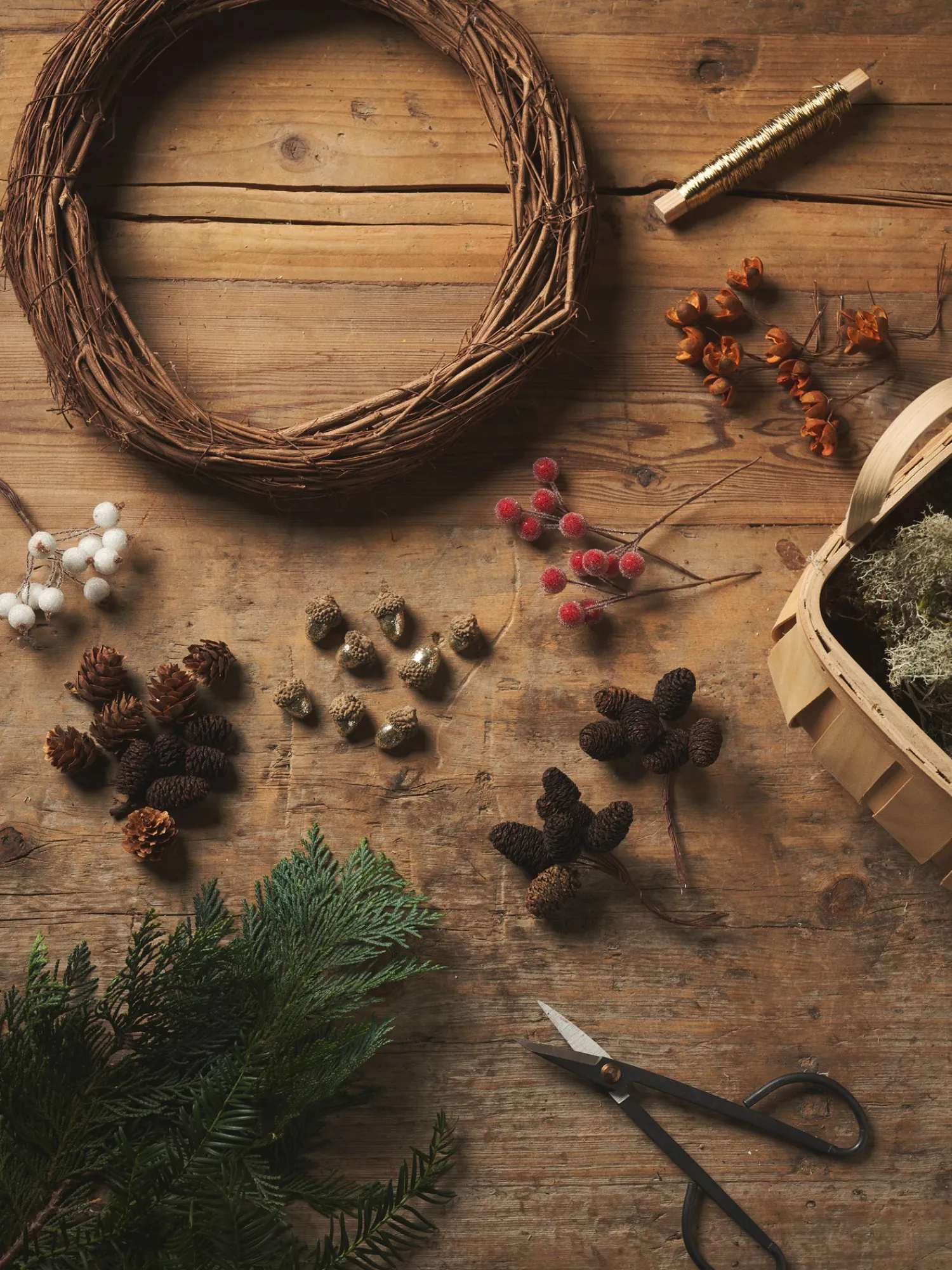 Søstrene Grene Julepynt|Dekoration^Agern Med Glimmer