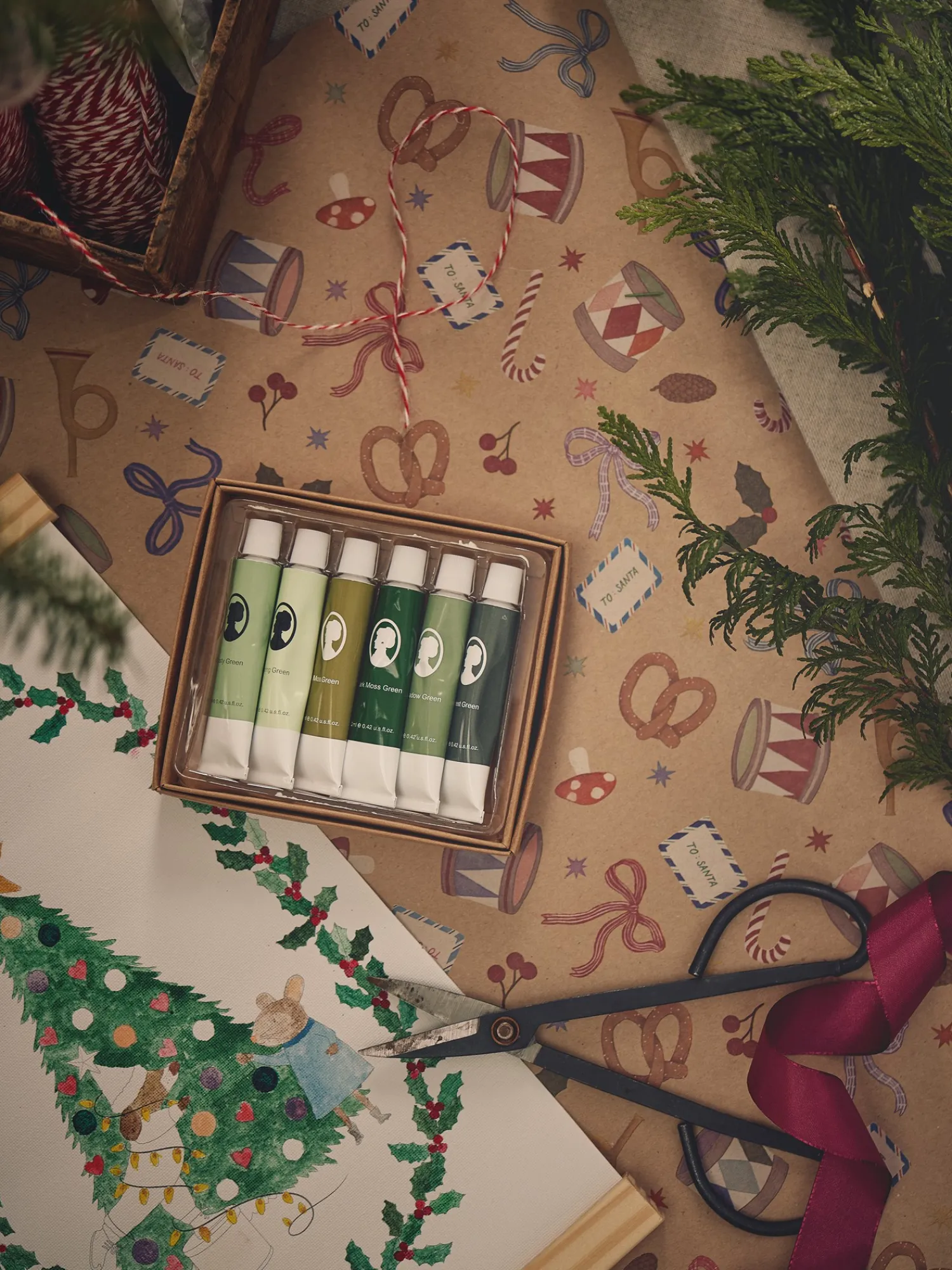 Søstrene Grene Hobbymaling^Akrylmaling-sæt