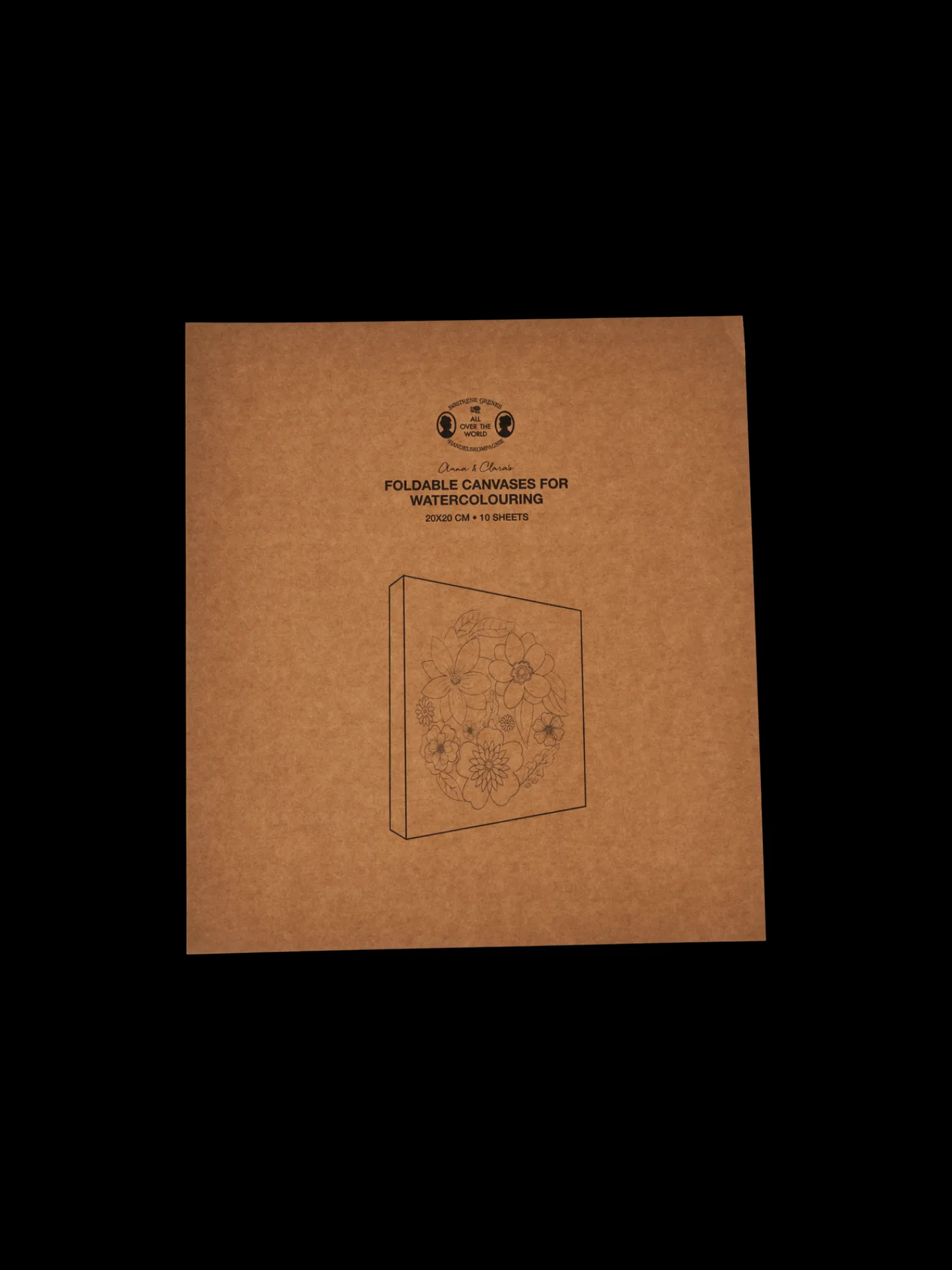 Søstrene Grene Malertilbehør^Akvarellærredsblok 20 X 20