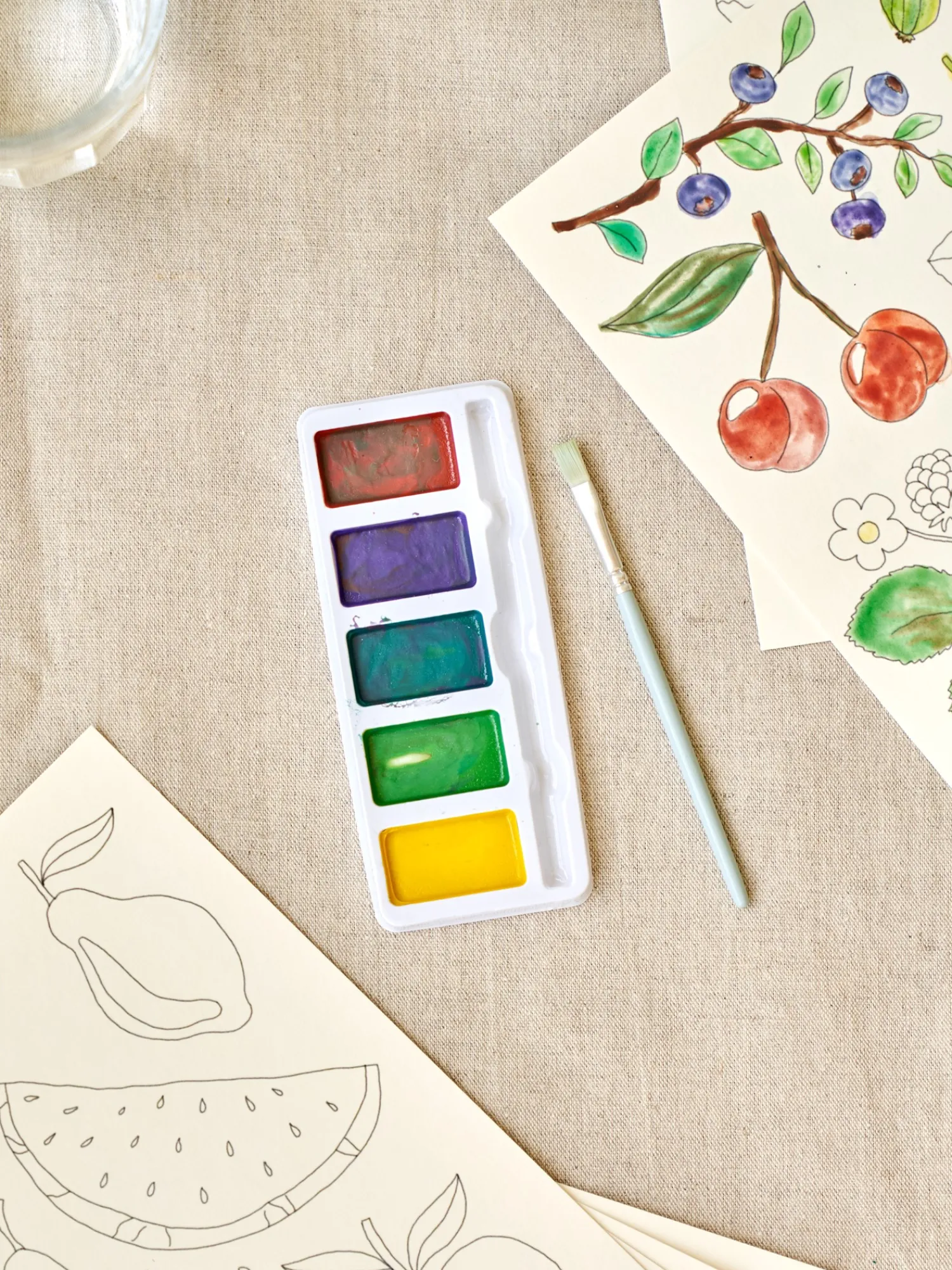 Søstrene Grene Malertilbehør^Akvarelsæt