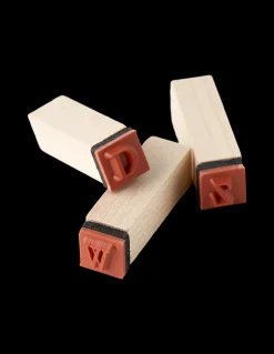 Søstrene Grene Dekoration^Alfabetstempler Af Træ