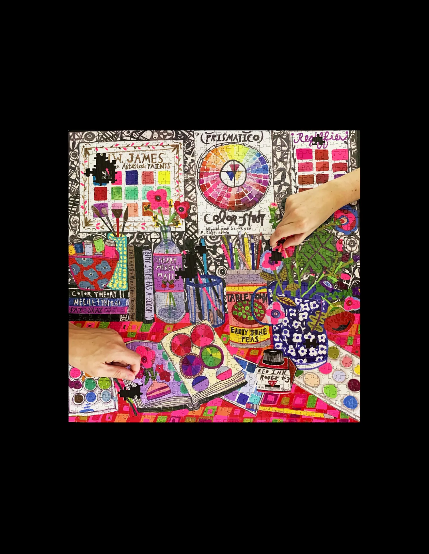 Søstrene Grene Puslespil Og Spil^Artist Studio-puslespil 1000 Brikker