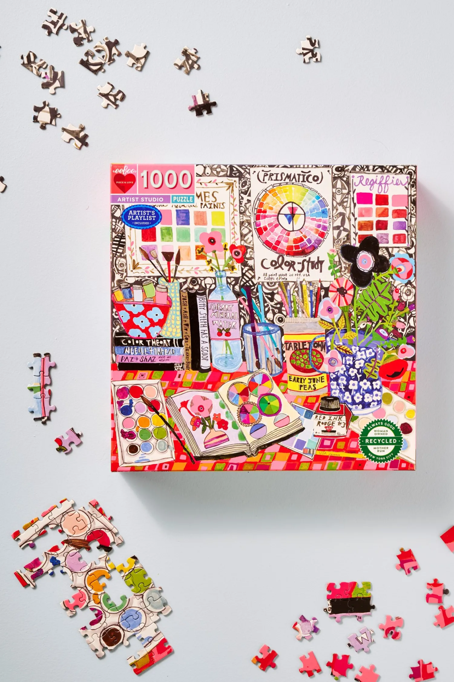 Søstrene Grene Puslespil Og Spil^Artist Studio-puslespil 1000 Brikker