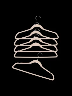 Søstrene Grene Opbevaring^Bøjler I Velour 5 Stk