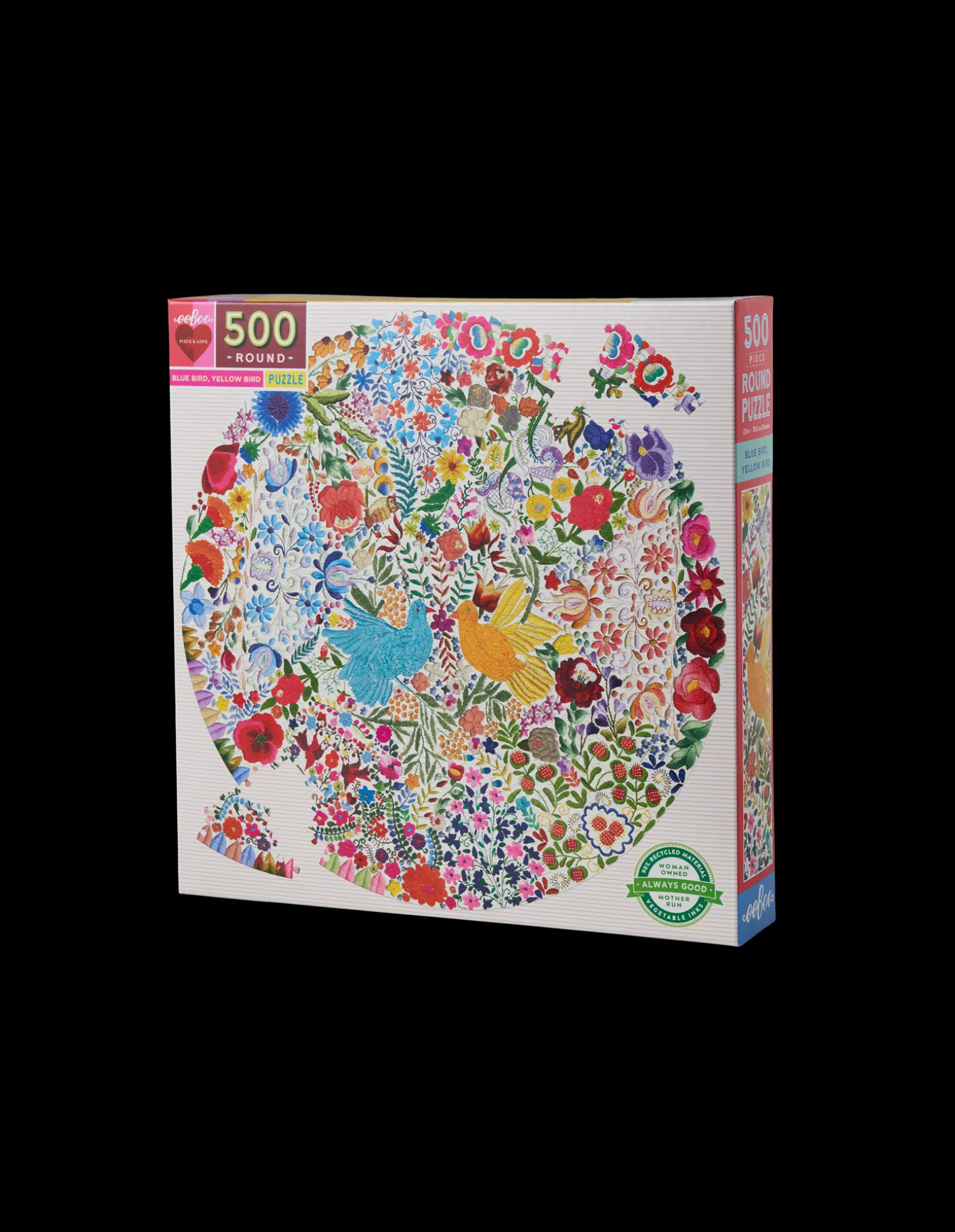 Søstrene Grene Puslespil Og Spil^Blue Birds Yellow Birds-puslespil 500 Brikker