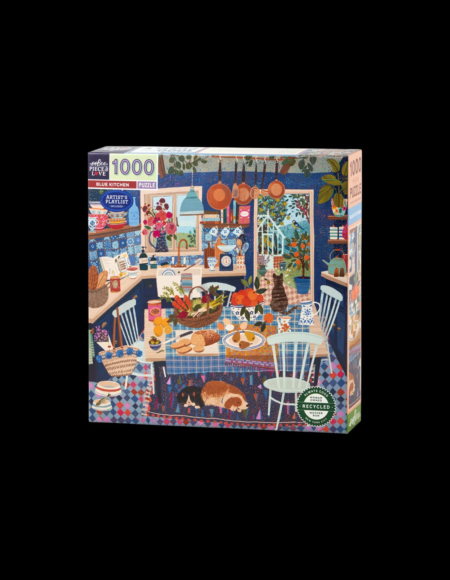 Søstrene Grene Puslespil Og Spil^Blue Kitchen-puslespil 1000 Brikker
