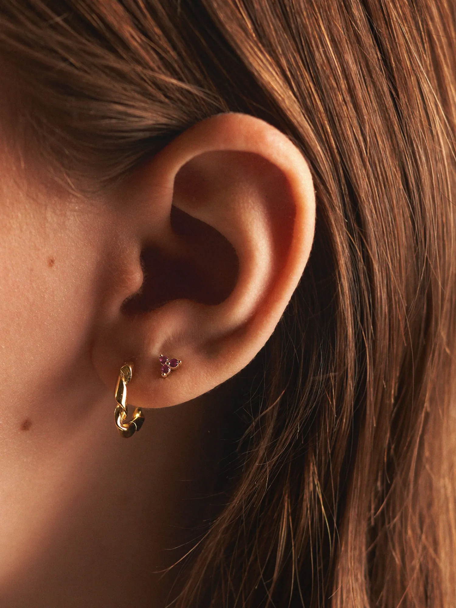 Søstrene Grene Øreringe^Clover-øreringe