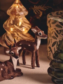 Søstrene Grene Julepynt|Dekoration^Dekorativ Hjort Med Pels