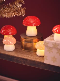 Søstrene Grene Julepynt|Dekoration^Dekorativ Svamp Med LED