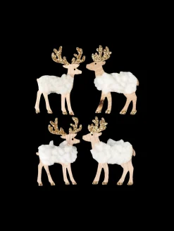 Søstrene Grene Julepynt|Dekoration^Dekorative Rensdyrklistermærker