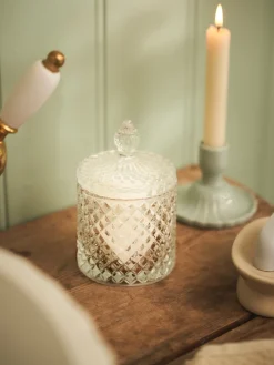 Søstrene Grene Dekoration^Dekorativt Glas Med Låg