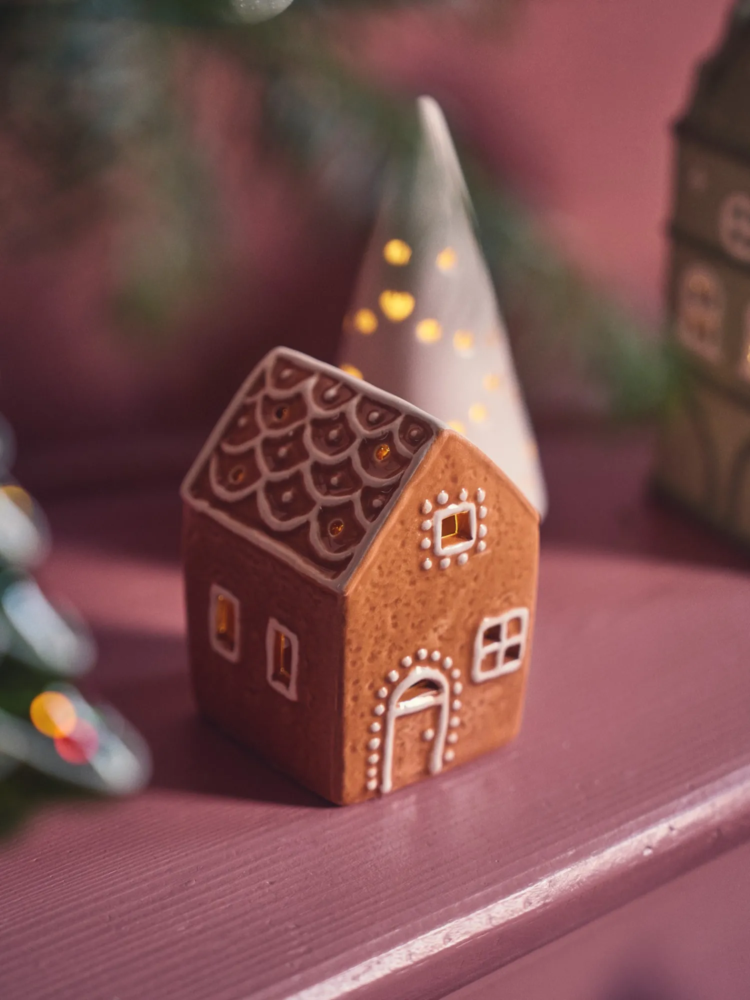 Søstrene Grene Julepynt|Dekoration^Dekorativt Hus Med LED