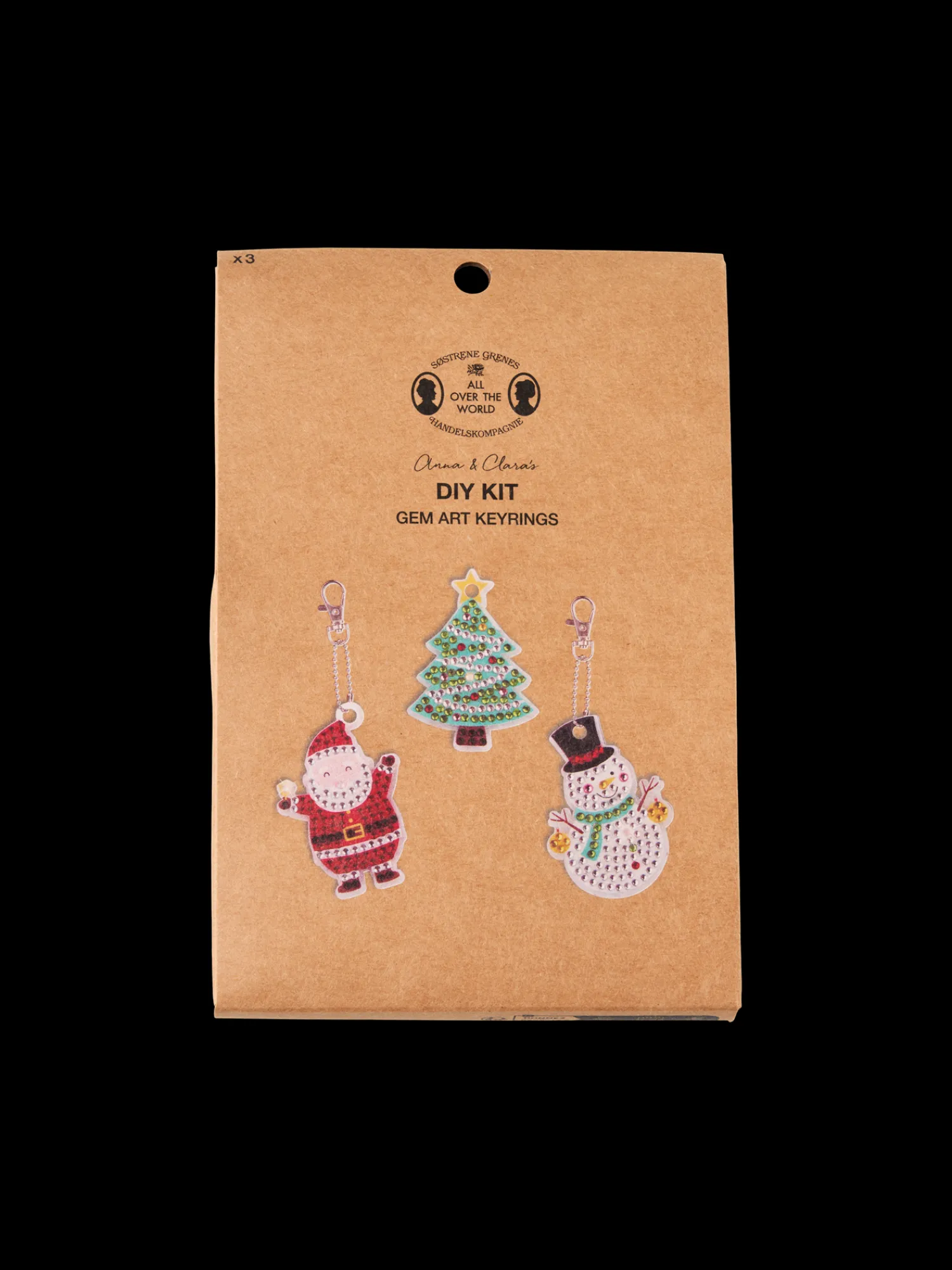 Søstrene Grene Diy-Kit^DIY Julenøgleringe Med Diamanter