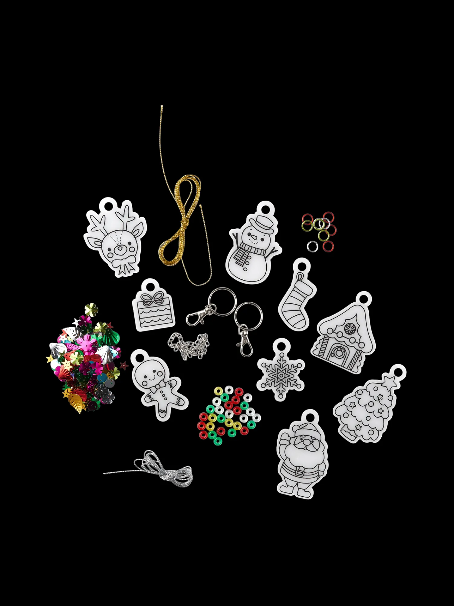 Søstrene Grene Diy-Kit^DIY Krympeplast Med Juletema