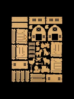 Børn Søstrene Grene Trælegetøj^DIY-kit Barn Life