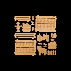 Børn Søstrene Grene Trælegetøj^DIY-kit Harvest Time