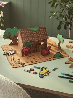 Børn Søstrene Grene Trælegetøj^DIY-kit Magic Forest