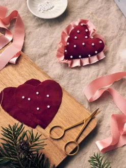 Søstrene Grene Julepynt|Diy-Kit^DIY-sæt Med Julehjerter