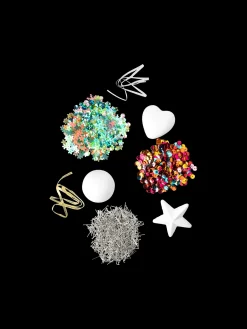 Søstrene Grene Diy-Kit^DIY-sæt Pailletdekorationer