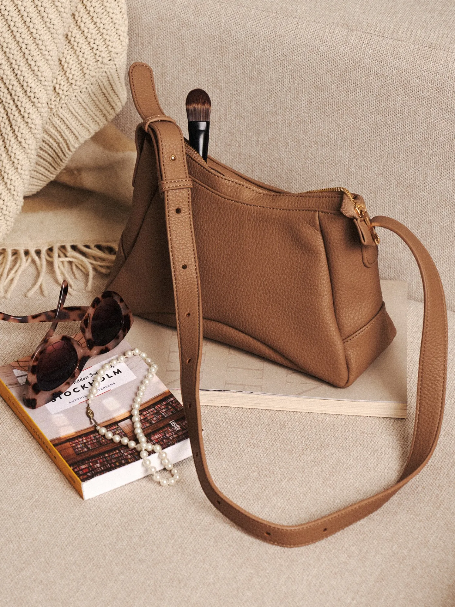 Søstrene Grene Tasker^Fjera-håndtaske