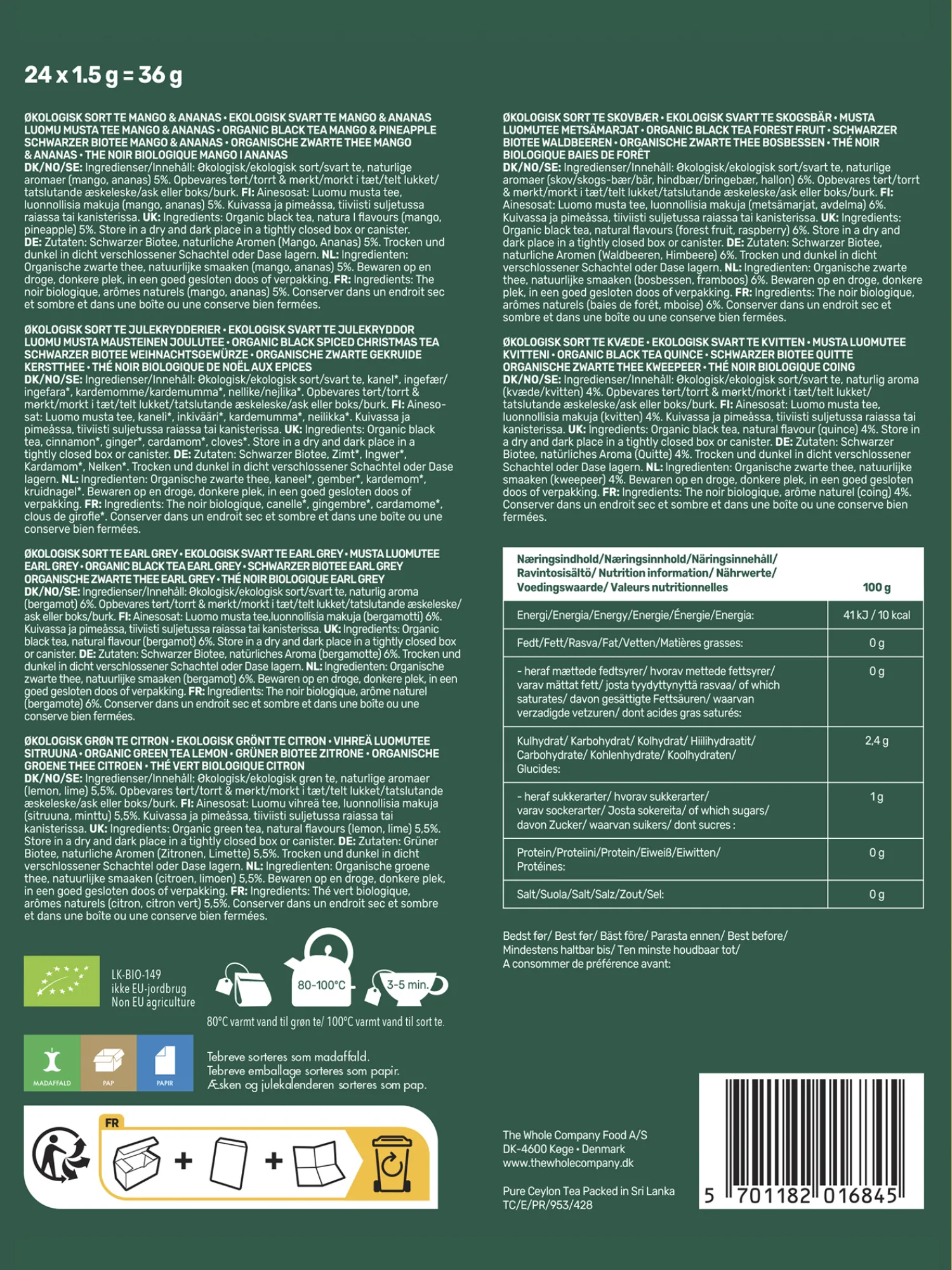 Søstrene Grene Te Og Kaffe^Fredsted Julekalender