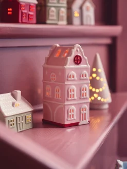 Søstrene Grene Julepynt|Lysestager^Fyrfadsstage Hus