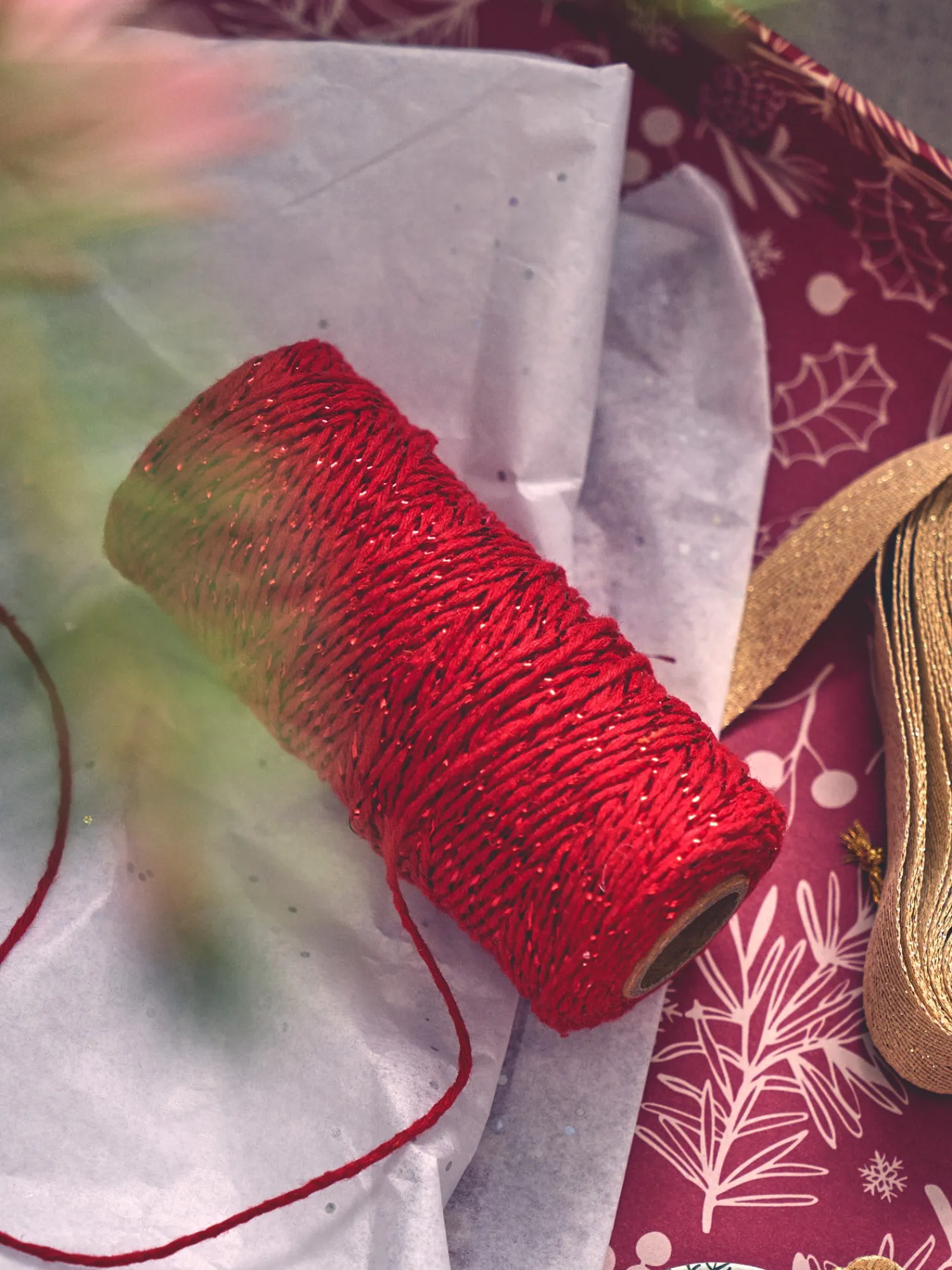 Søstrene Grene JuleIndpakning|Garn- Og Sytilbehør^Gavebånd