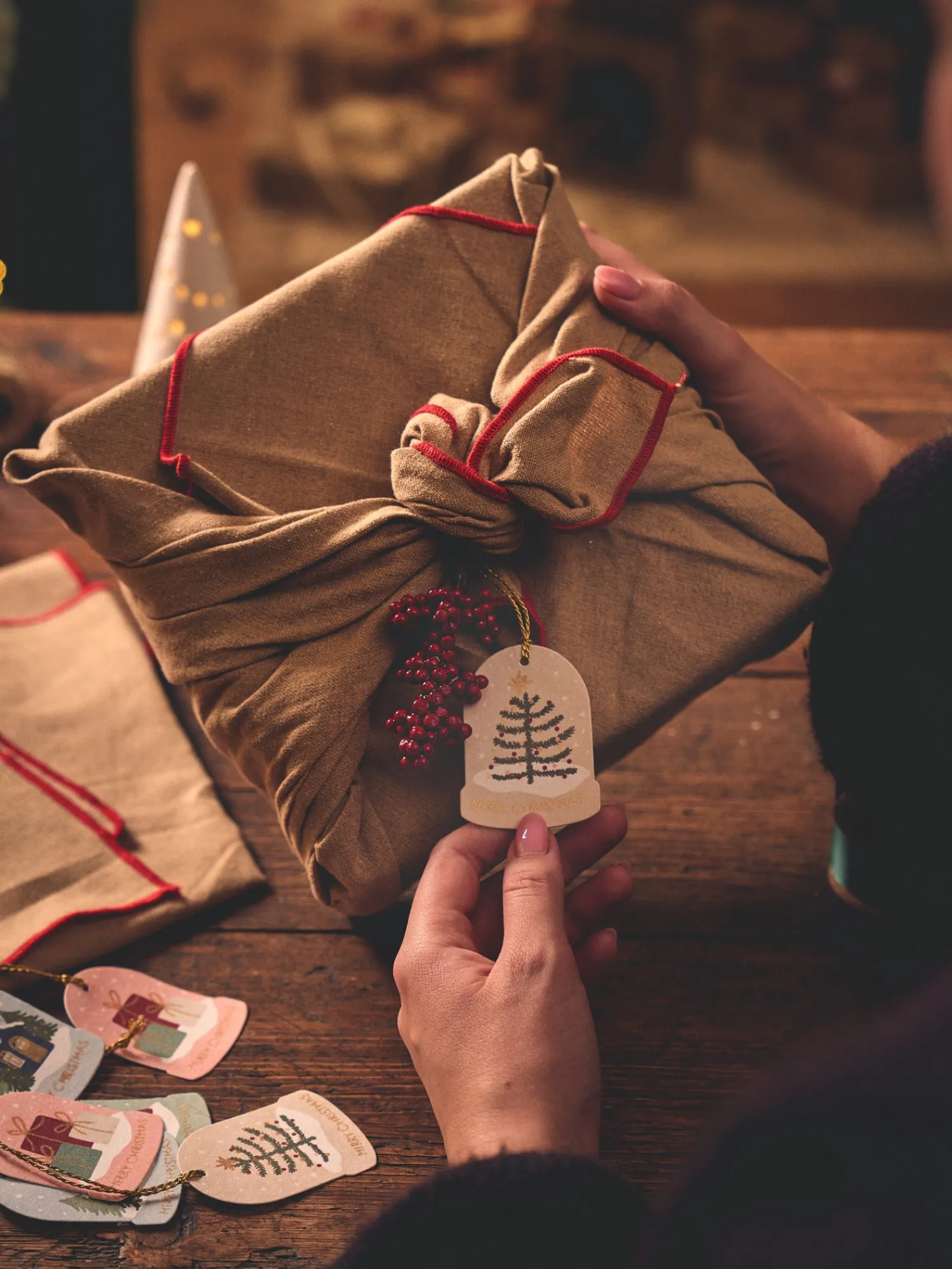 Søstrene Grene JuleIndpakning|Kort^Gavemærker