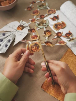 Søstrene Grene Julepynt|Dekoration^Glansbilleder A4