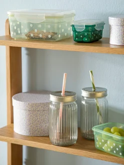 Søstrene Grene Service^Glas Med Sugerør