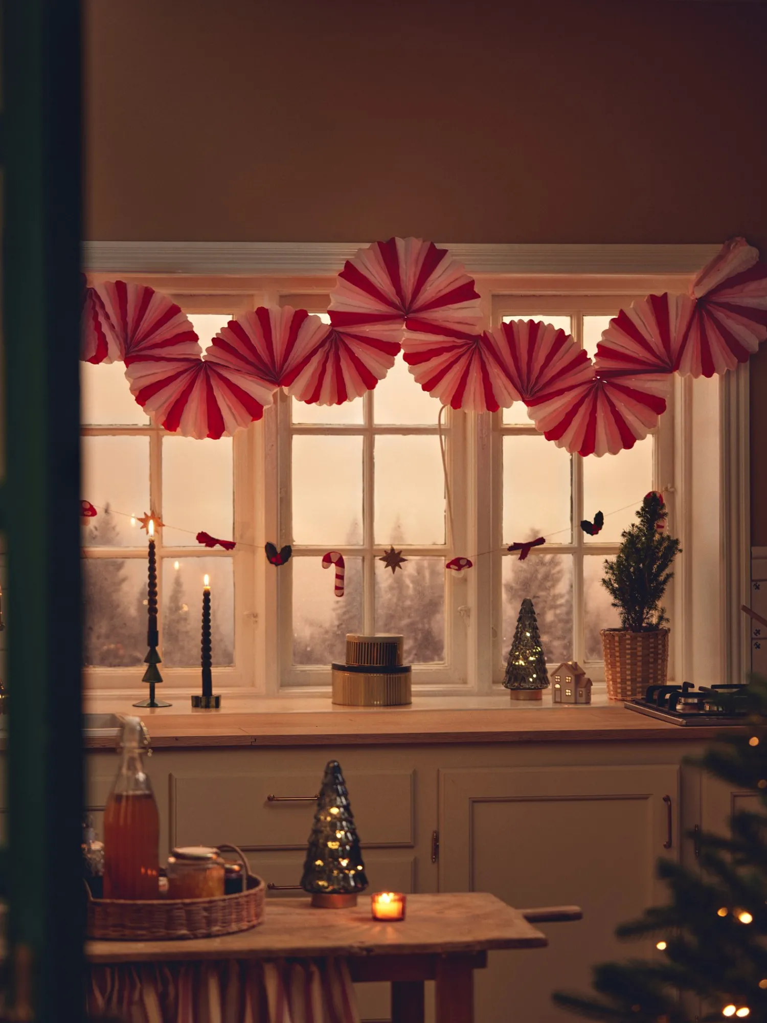 Søstrene Grene Julepynt|Festpynt^Guirlande Med Vifter