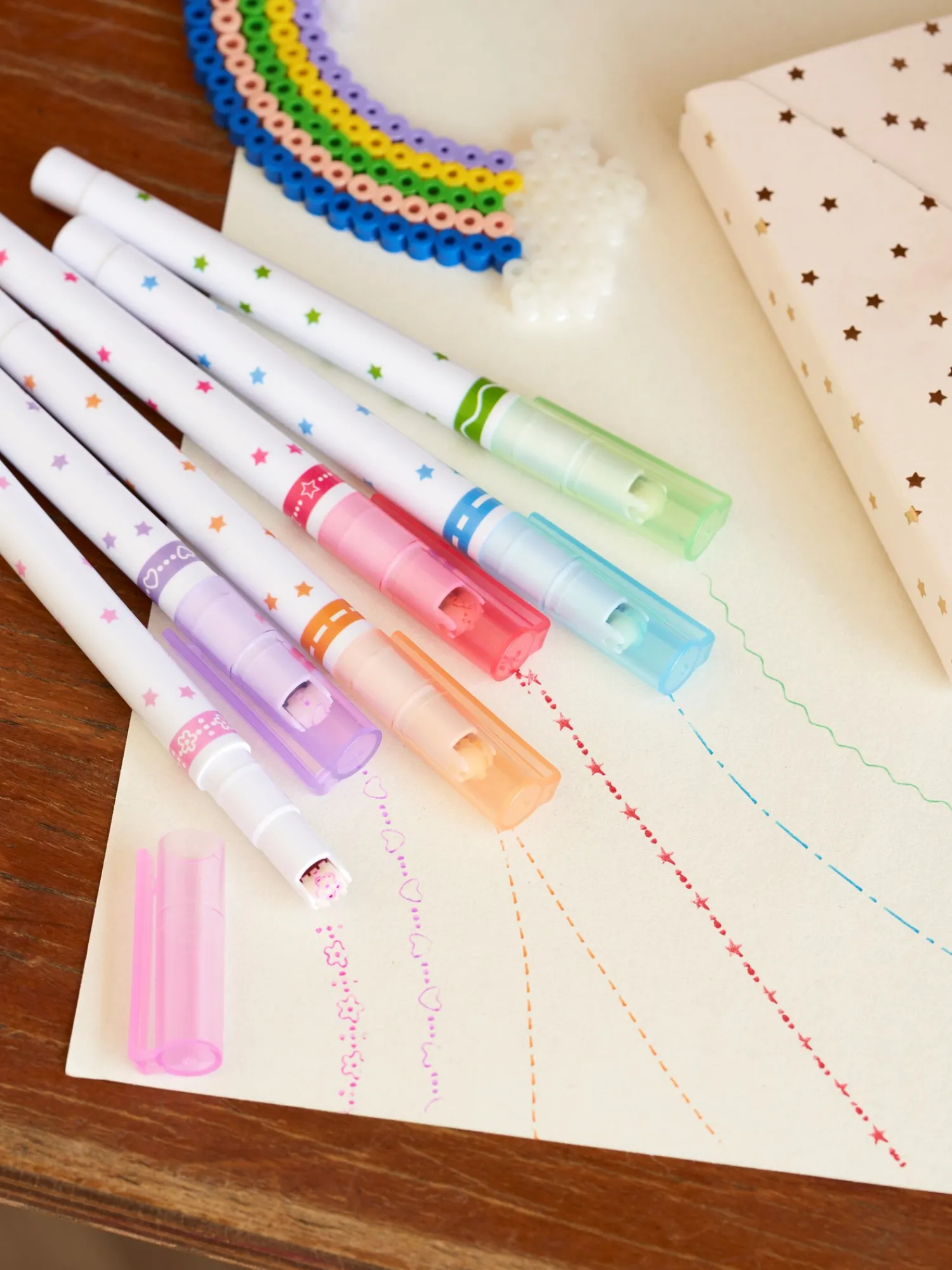 Børn Søstrene Grene Tegn Og Mal^Highlightersæt 6-pak