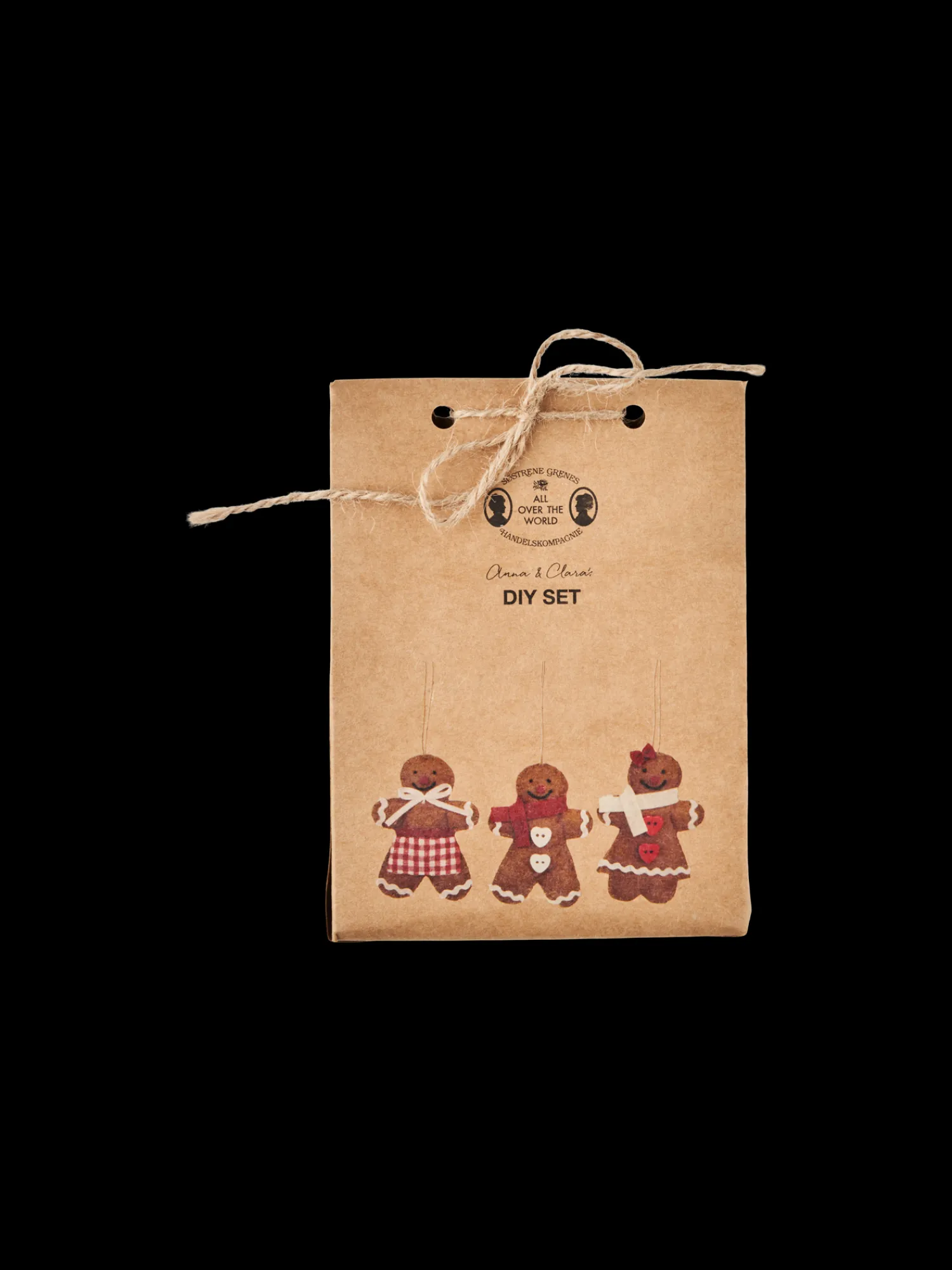 Søstrene Grene Julepynt|Diy-Kit^Honningkagedukke DIY-sæt