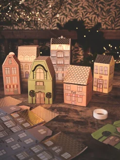 Søstrene Grene Julepynt|Dekoration^Julehuse Af Papir