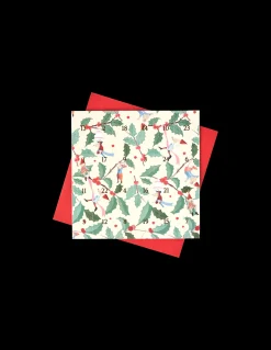 Søstrene Grene Kort|Kort^Julekalenderkort