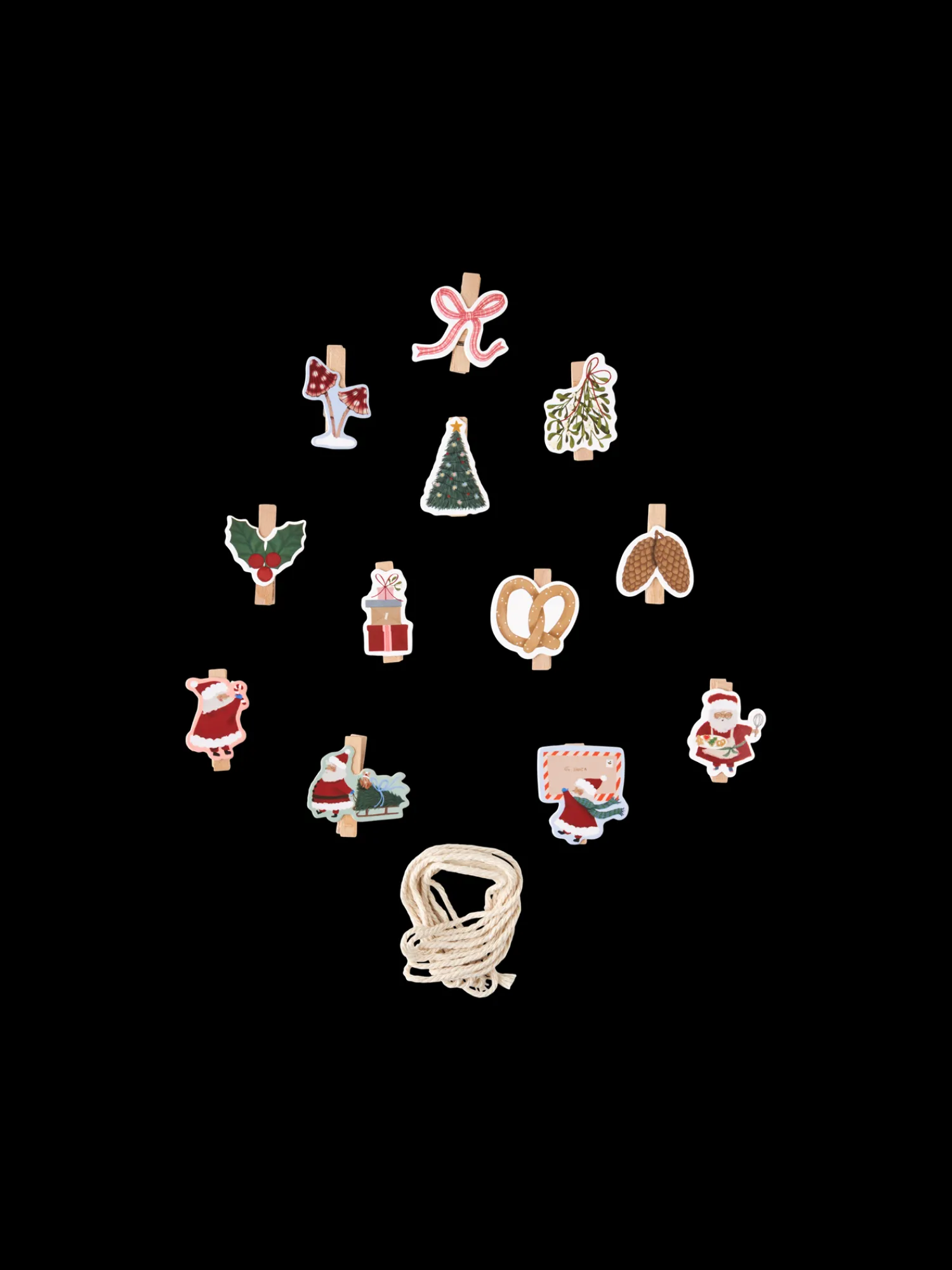 Søstrene Grene Julepynt|Dekoration^Juleklemmer