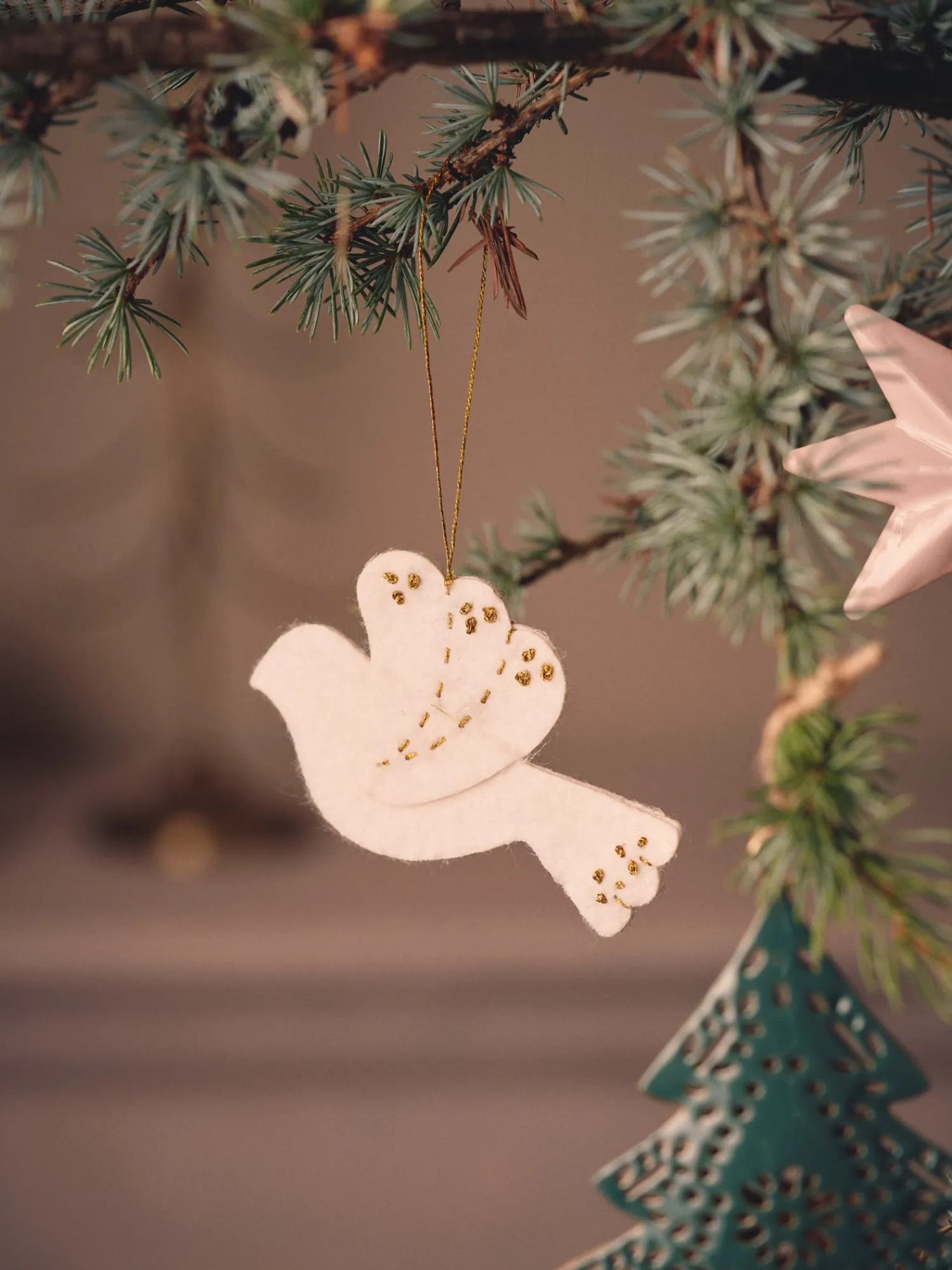 Søstrene Grene JuletræsPynt|Dekoration^Juleophæng Med Fugl