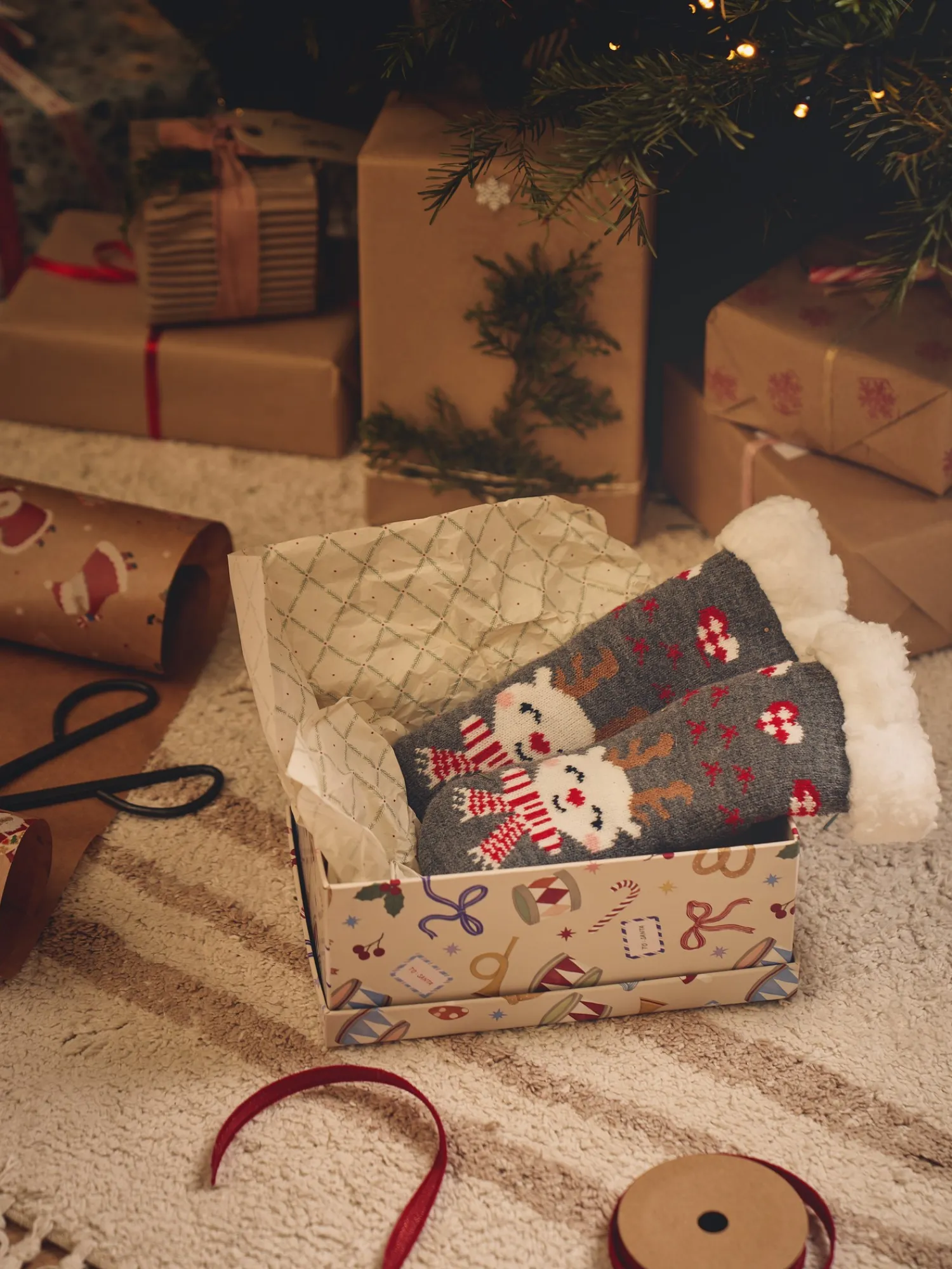 Søstrene Grene Strømper Og Sko^Julesokker Til Børn 27/30