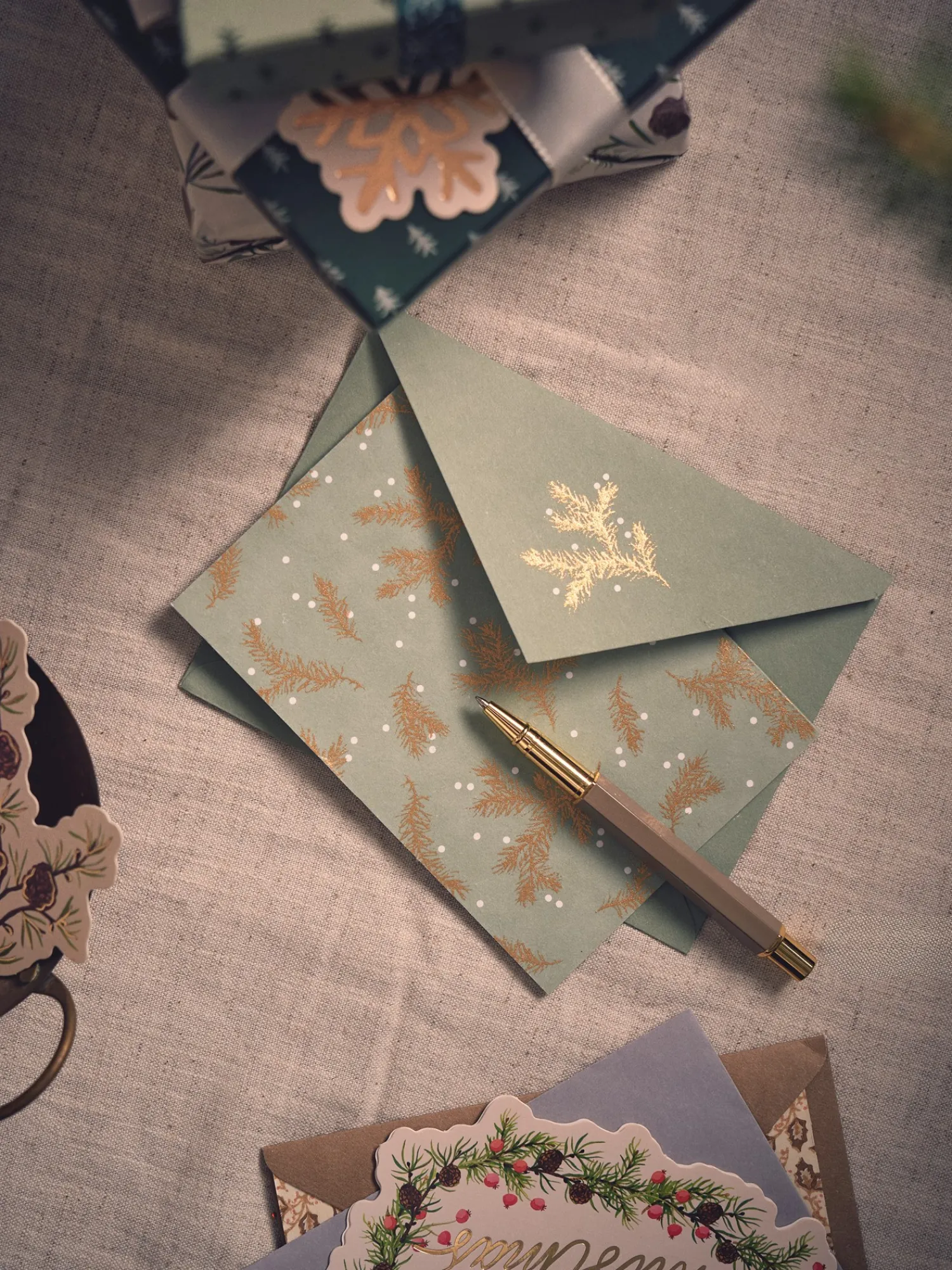 Søstrene Grene Julekort|Kort^Kort Med Konvolut