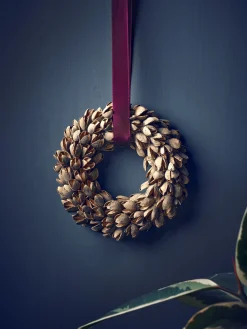 Søstrene Grene Julepynt|Dekoration^Krans Af Bakuli Ø20