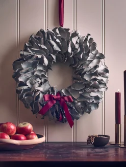 Søstrene Grene Julepynt|Dekoration^Krans Af Tørrede Palmeblade Ø40