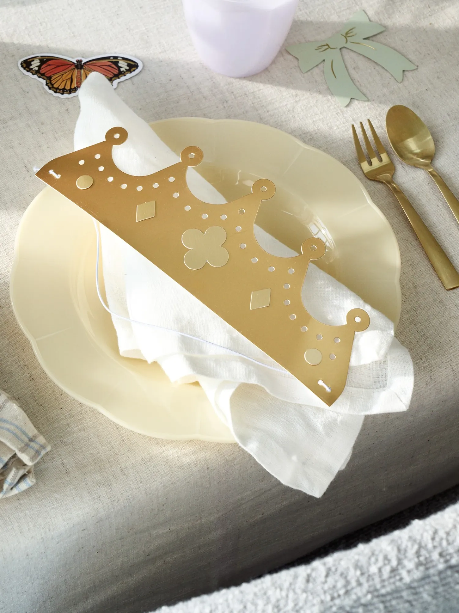 Søstrene Grene Festpynt^Krone-hårbånd 8-pak