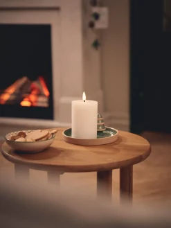 Søstrene Grene Julelys|Lys^LED-bloklys 10 Cm