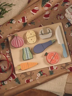 Børn Søstrene Grene Trælegetøj^Legetøjsmad Og -kniv