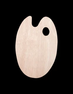 Søstrene Grene Malertilbehør^Malerpalette I Træ