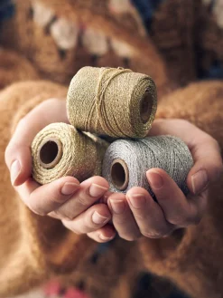 Søstrene Grene Bomuldsgarn^Metallisk Garn