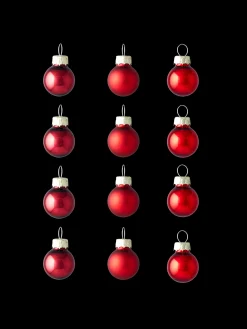 Søstrene Grene Julekugler|Juletræs­Pynt^Mini Julekugler 12-pak