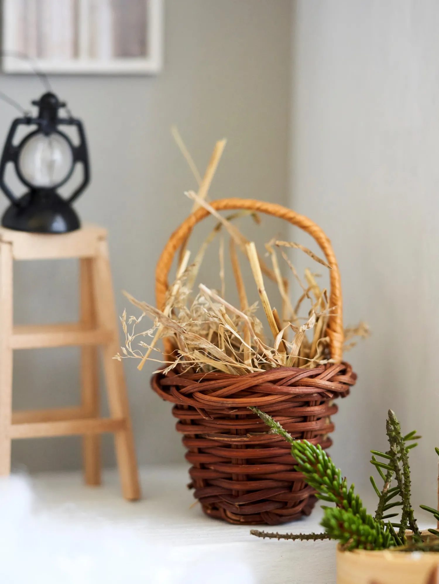 Søstrene Grene Julepynt|Nissedør Og Tilbehør^Mini Kurv