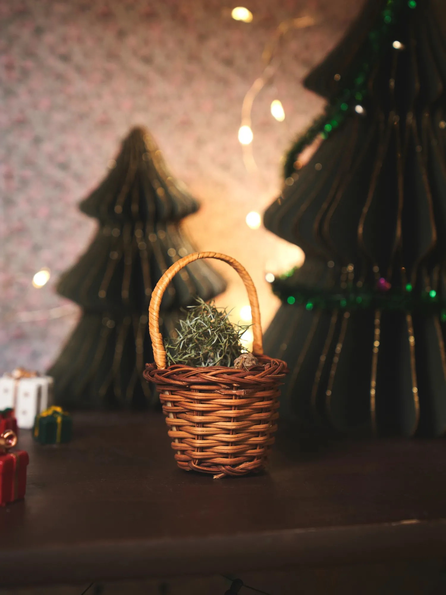 Søstrene Grene Julepynt|Nissedør Og Tilbehør^Mini Kurv